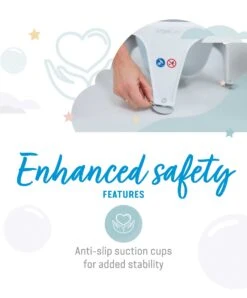 Angelcare Aqua Soft Touch Baby Bath Seat - Grey -Baby Product angelcare bath seats angelcare aqua soft touch baby bath seat grey 30211032481952