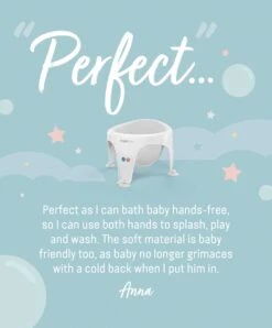 Angelcare Aqua Soft Touch Baby Bath Seat - Grey -Baby Product angelcare bath seats angelcare aqua soft touch baby bath seat grey 30211032744096