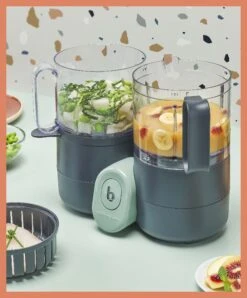 BabyMoov Nutribaby One 4-in-1 Baby Food Processor - Grey -Baby Product babymoov nutribaby one 4 in 1 baby food processor grey 32517793054880