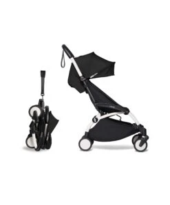 BABYZEN YOYO² Stroller - Black/White -Baby Product babyzen pushchairs babyzen yoyo2 colour pack 6 with white pushchair frame black 28159983714464