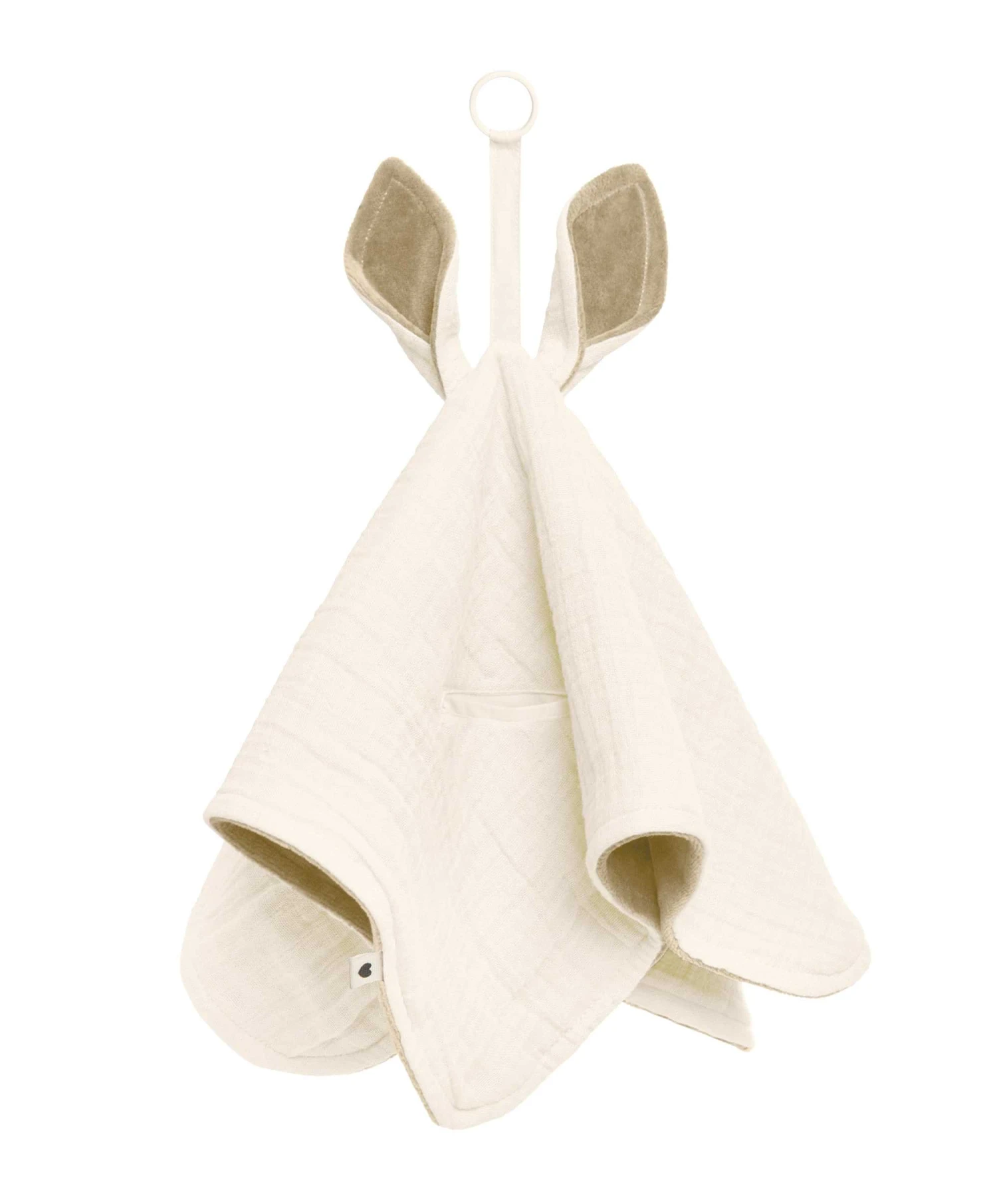 BIBS Cuddle Cloth Kangaroo - Ivory 3 BIBS Cuddle Cloth Kangaroo - Ivory