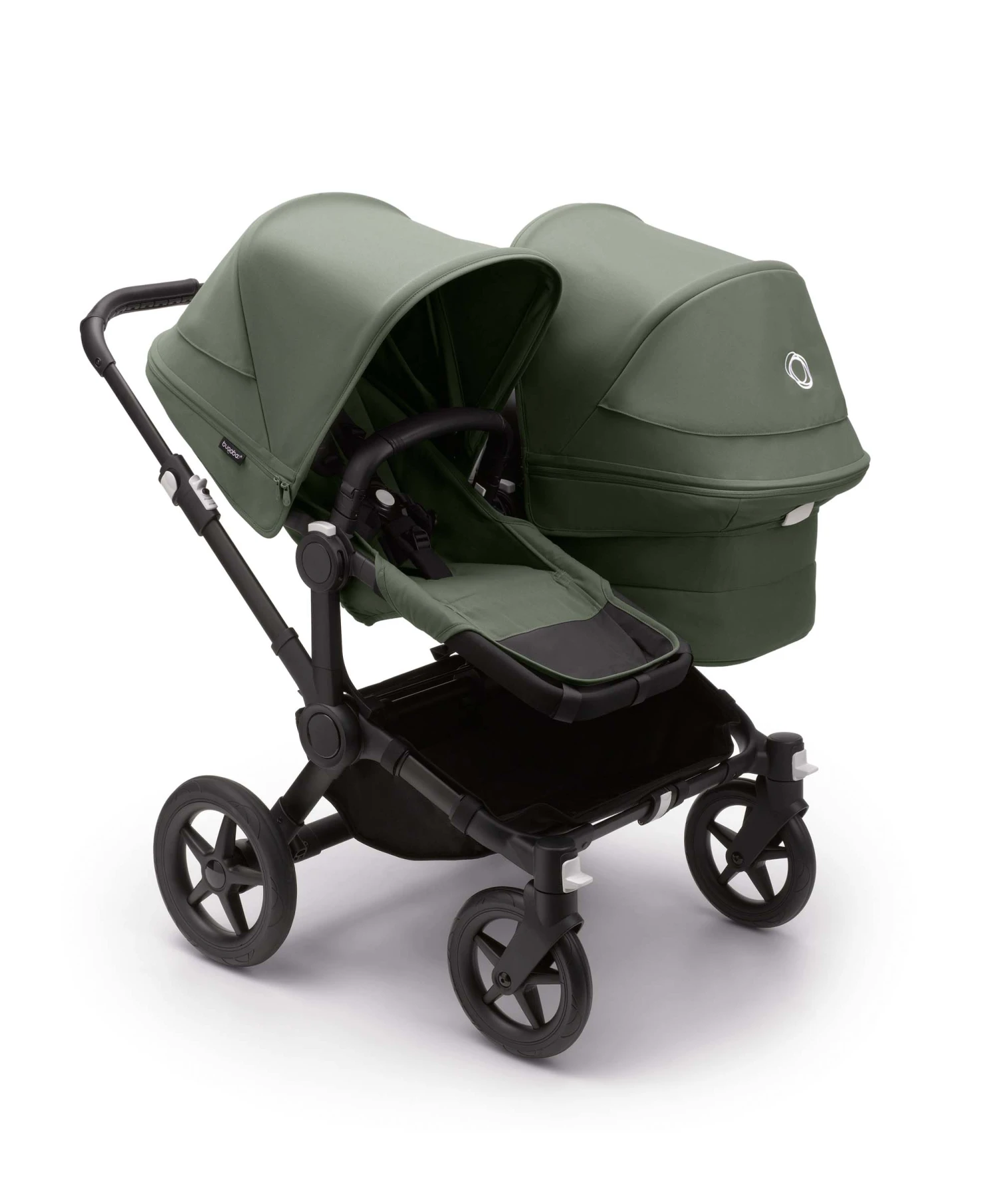 Bugaboo Donkey 5 Duo Extension Set Complete - Forest Green 4 Bugaboo Donkey 5 Duo Extension Set Complete - Forest Green - Image 2