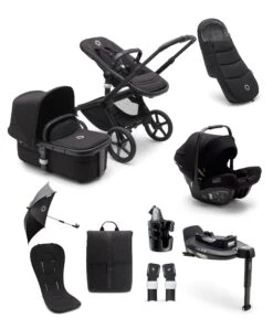 Bugaboo Fox5 Ultimate Travel System Bundle In Black