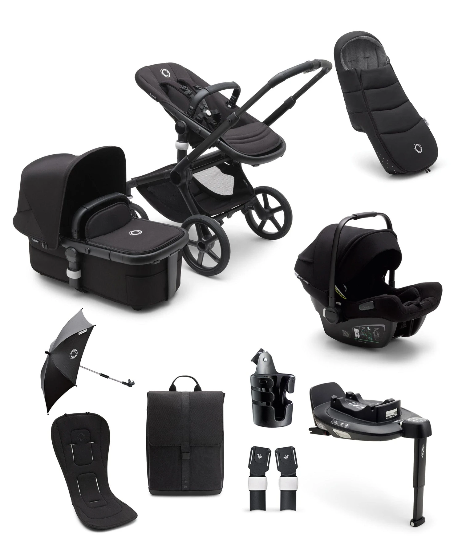Bugaboo Fox5 Ultimate Travel System Bundle In Black 3 Bugaboo Fox5 Ultimate Travel System Bundle In Black