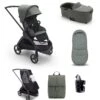 Bugaboo Dragonfly Essential 6 Piece Bundle In Forest Green / Black -Baby Product bugaboo pushchairs bugaboo dragonfly essential 6 piece bundle in forest green black 49791001919829