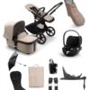 Bugaboo Fox 5 Essential Pushchair Bundle With Cybex Cloud T (9 Pieces) - Desert Taupe -Baby Product bugaboo pushchairs bugaboo fox 5 essential pushchair bundle with cybex cloud t 9 pieces desert taupe 50922733699413
