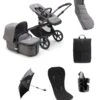 Bugaboo Fox5 Complete Bundle In Grey Melange 2 Bugaboo Fox5 Complete Bundle In Grey Melange -Baby Product bugaboo pushchairs bugaboo fox5 complete bundle in grey melange 48946750128469
