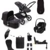 Bugaboo Fox5 Essential 9 Piece Travel System With Pebble Pro 360 Car Seat And Base In Midnight Black