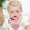 Cheeky Chompers Neckerchew Teething Dribble Bib - Pink Rainbow