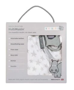 Cheeky Chompers 6-in-1 Multimuslin - Silver Stars 24 Cheeky Chompers 6-in-1 Multimuslin - Silver Stars -Baby Product cheeky chompers comforters cheeky chompers 6 in 1 multimuslin silver stars 29658311262368
