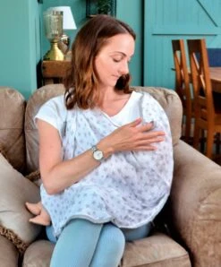 Cheeky Chompers 6-in-1 Multimuslin - Silver Stars