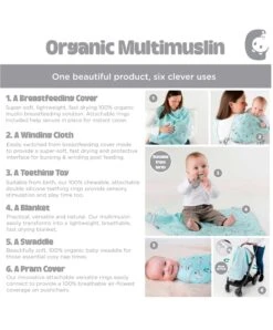 Cheeky Chompers 6-in-1 Multimuslin - Silver Stars 25 Cheeky Chompers 6-in-1 Multimuslin - Silver Stars -Baby Product cheeky chompers comforters cheeky chompers 6 in 1 multimuslin silver stars 29658312671392