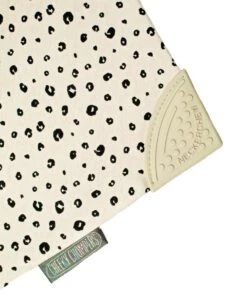Neckerchew Teething Dribble Bib - Leopard Spot -Baby Product cheeky chompers neckerchew teething dribble bib leopard spot 33303488331936
