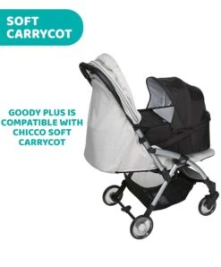 Chicco Goody Plus Stroller - Black Re Lux -Baby Product chicco chicco goody plus stroller grey mist 50697410904405