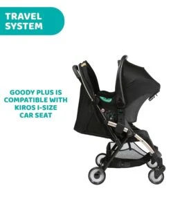 Chicco Goody Plus Stroller - Black Re Lux -Baby Product chicco pushchairs chicco goody plus stroller grey mist 50932823097685
