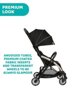 Chicco Goody Plus Stroller - Black Re Lux -Baby Product chicco pushchairs chicco goody plus stroller grey mist 50932824113493