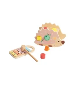 Classic World Hedgehog Wooden Hammer Toy -Baby Product classic world classic world hedgehog pounding bench toy 50543900066133