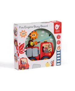 Classic World Fire Engine Busy Board Toy -Baby Product classic world eco friendly wooden toys classic world fire engine busy board toy 50544560341333