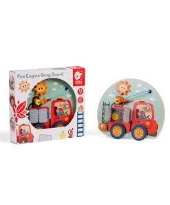 Classic World Fire Engine Busy Board Toy -Baby Product classic world eco friendly wooden toys classic world fire engine busy board toy 50544560439637