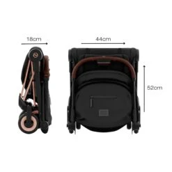 Cybex Coya Pushchair - Sepia Black/Rose Gold 16 Cybex Coya Pushchair - Sepia Black/Rose Gold -Baby Product cybex buggies cybex coya stroller rose gold sepia black 49769331229013