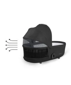 Cybex Mios Lux Carrycot - Sepia Black -Baby Product cybex carrycots cybex mios lux carrycot sepia black 50235354382677