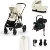 Cybex Gazelle Pushchair Bundle With Aton B2 Car Seat (6 Piece) - Seashell Beige -Baby Product cybex cybex gazelle pushchair bundle with aton b2 car seat 6 piece seashell beige 50737938071893