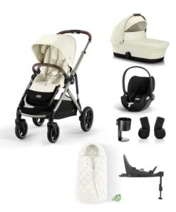 Cybex Gazelle S Pushchair Bundle (7piece) - Seashell Beige