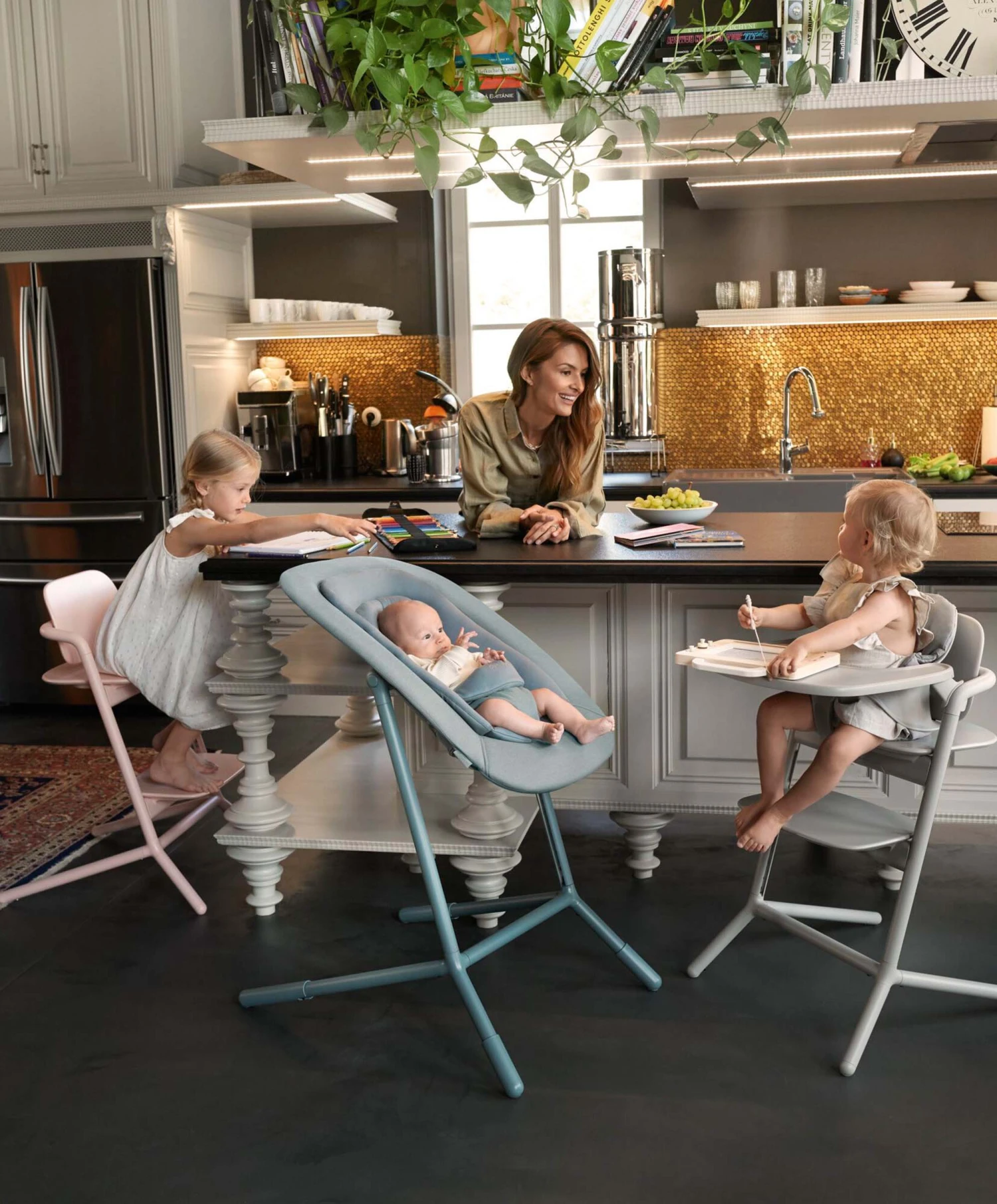 Cybex LEMO Highchair Comfort Inlay - Stone Blue 5 Cybex LEMO Highchair Comfort Inlay - Stone Blue - Image 3