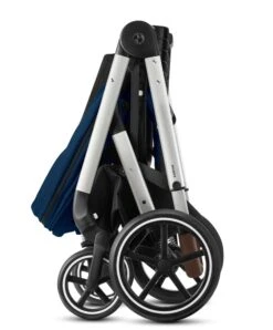Cybex Balios S Lux Pushchair - Navy Blue/Silver Frame -Baby Product cybex pushchairs balios s lux pushchair in navy blue and silver frame 49920880214357