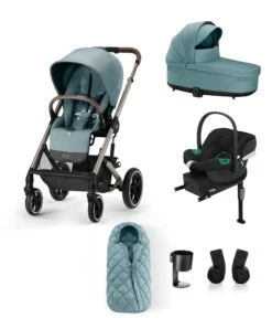 Cybex Balios Comfort Bundle With Aton B2 & Base In Sky Blue