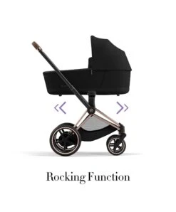 Cybex EPriam Pushchair - Chrome / Sepia Black -Baby Product cybex pushchairs cybex epriam pushchair chrome sepia black 50295392043349