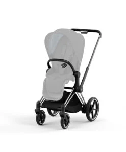 Cybex EPriam Pushchair - Chrome / Sepia Black -Baby Product cybex pushchairs cybex epriam pushchair chrome sepia black 50295392174421