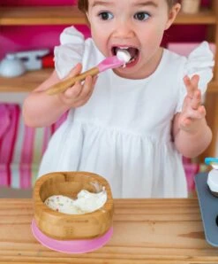 Eco Rascals Bowl & Spoon Set - Pink -Baby Product eco rascals baby weaning eco rascals bowl spoon set pink 50488566612309