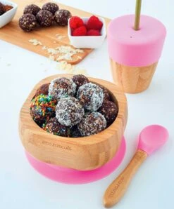 Eco Rascals Bowl & Spoon Set - Pink -Baby Product eco rascals baby weaning eco rascals bowl spoon set pink 50488566645077