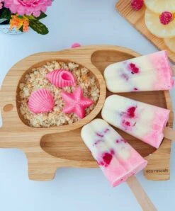 Eco Rascals Elephant Plate - Pink -Baby Product eco rascals baby weaning eco rascals elephant plate pink 50489312379221