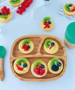Eco Rascals Toddler Plate - Green -Baby Product eco rascals baby weaning eco rascals toddler plate green 50488577491285