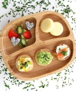 Eco Rascals Toddler Plate - Grey