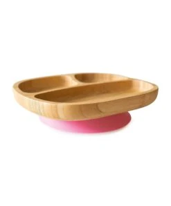 Eco Rascals Toddler Plate - Pink -Baby Product eco rascals baby weaning eco rascals toddler plate pink 50489268568405