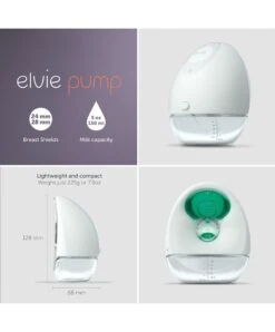 Elvie Double Electric Breast Pump -Baby Product elvie breastfeeding elvie double electric breast pump 33173327642784