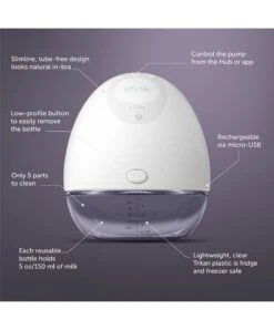 Elvie Double Electric Breast Pump -Baby Product elvie breastfeeding elvie double electric breast pump 33173327741088