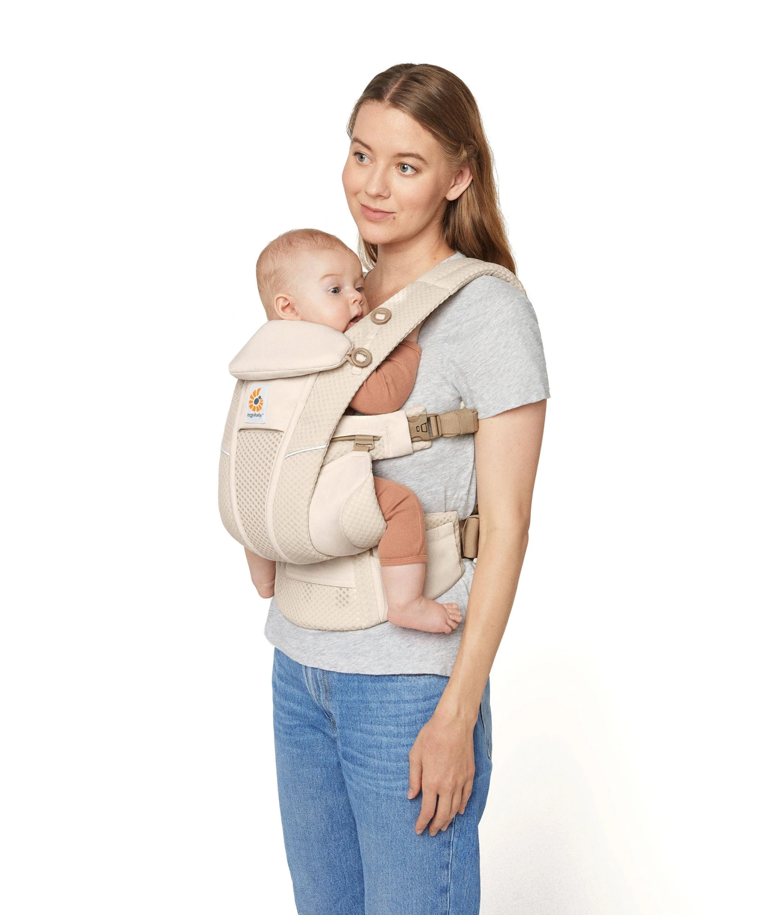 Ergobaby Omni Breeze Baby Carrier - Natural Beige 5 Ergobaby Omni Breeze Baby Carrier - Natural Beige - Image 3