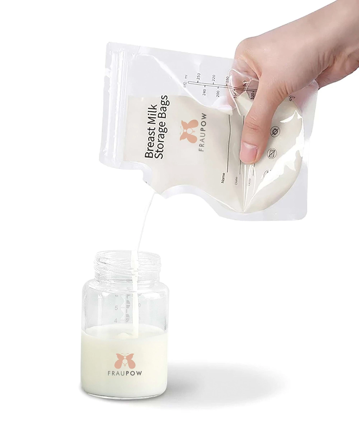 Fraupow Breast Milk Storage Bags - Pack Of 30 6 Fraupow Breast Milk Storage Bags - Pack Of 30 - Image 4