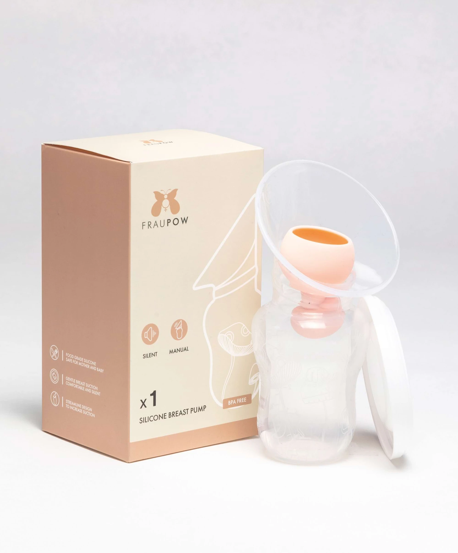 Fraupow Manual Breast Pump & Milk Collector 5 Fraupow Manual Breast Pump & Milk Collector - Image 3