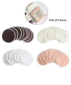 Fraupow Reusable Nursing Pads - Pack Of 8 -Baby Product fraupow breastfeeding fraupow nursing pads pack of 8 49340506210645