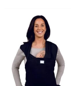 Gaia Baby Eco Carrier Wrap - Ebony -Baby Product gaia baby carriers gaia baby eco carrier wrap ebony 32701069131936