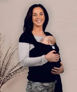 Gaia Baby Eco Carrier Wrap - Ebony