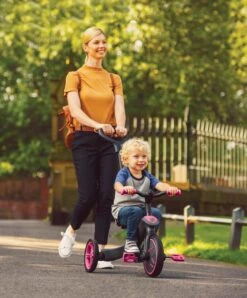 Globber Explorer 4 In 1 Trike - Fuchsia Pink 17 Globber Explorer 4 In 1 Trike - Fuchsia Pink -Baby Product globber outdoor play globber explorer 4 in 1 trike fuchsia pink 51232539378005