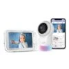 Hubble Nursery Pal Glow+ Baby Monitor In White -Baby Product hubble baby monitors hubble nursery pal glow baby monitor in white 50411348164949