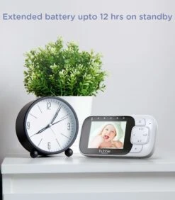 Hubble Nursery View Glow Baby Monitor In White -Baby Product hubble baby monitors hubble nursery view glow baby monitor in white 49279376425301