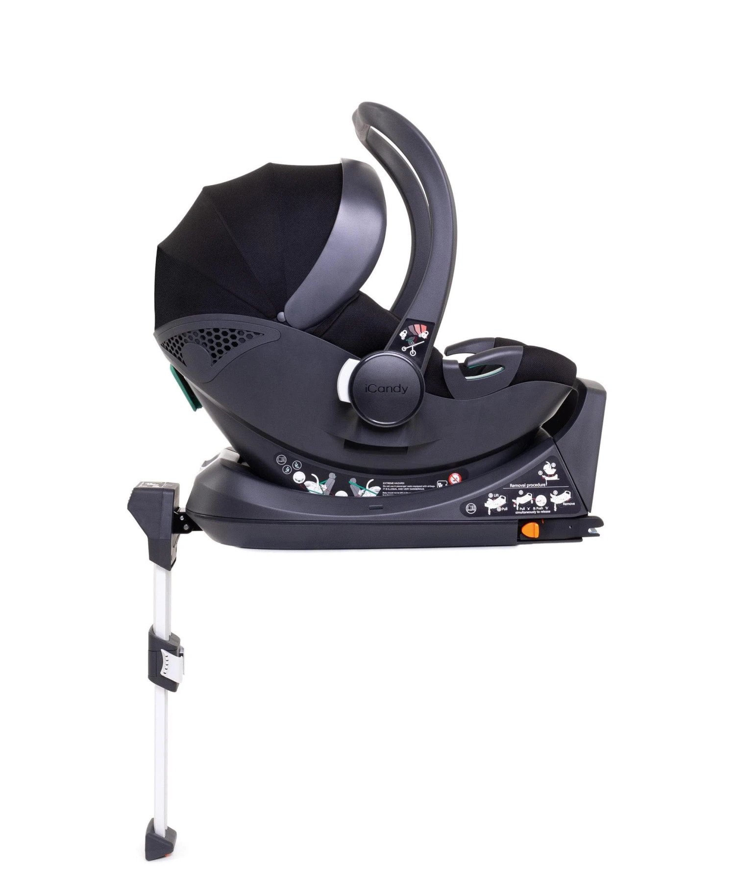 ICandy Peach 7 Cerium Designer Collection Complete Pushchair Bundle With Cocoon Car Seat - Black 13 ICandy Peach 7 Cerium Designer Collection Complete Pushchair Bundle With Cocoon Car Seat - Black - Image 11